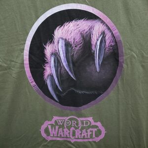 Blizzard World of Warcraft T-Shirt Large Pink Class Icon WoW Gaming Graphic Tee